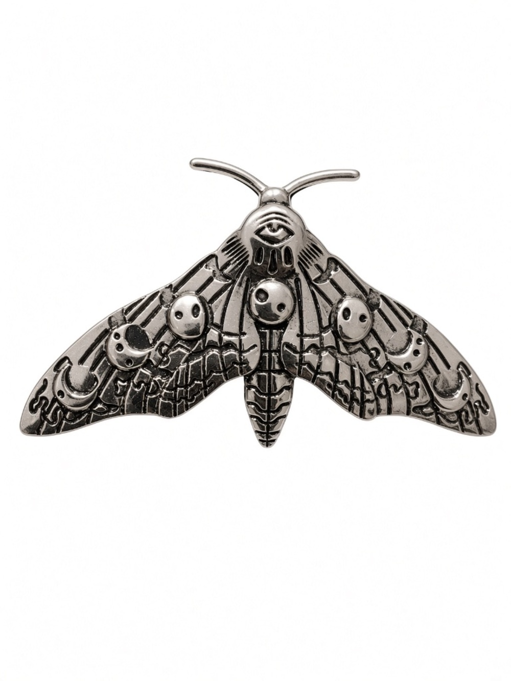 Oversized Celestial Moth Hair Clip – 85 mm